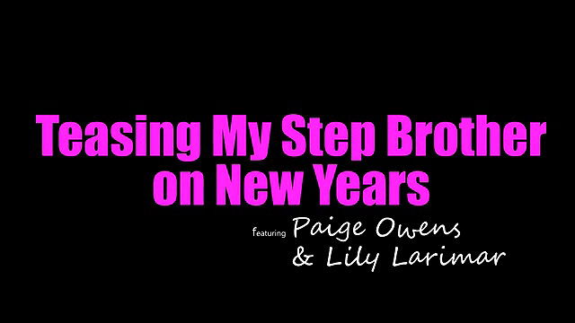 myfamilypies teasing my step brother on new years long