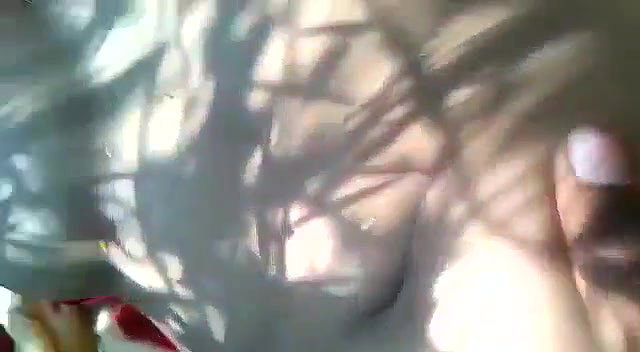 Shaved pink pussy in jungle