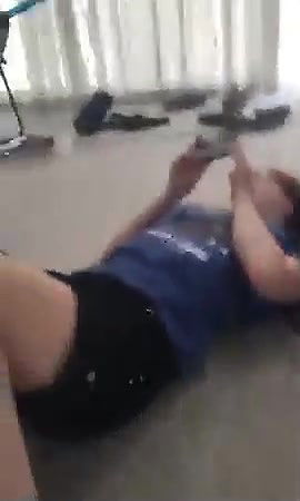 Girl Gets Naked in front of Mother and Brother