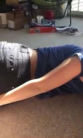 Girl Gets Naked in front of Mother and Brother