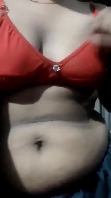 Village Girl Playing With Her Boobs
