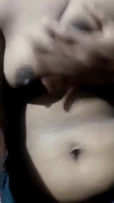 Village Girl Playing With Her Boobs