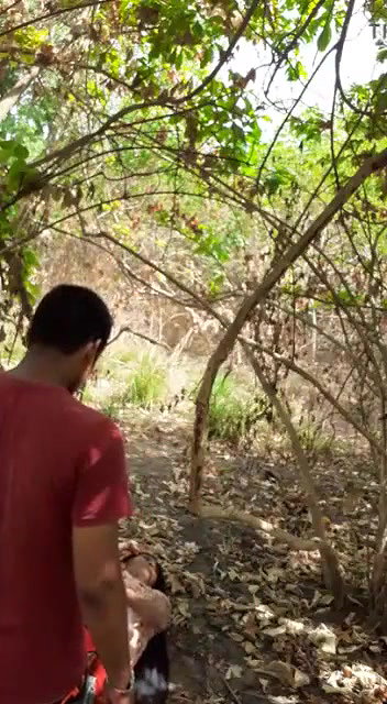 Fucking In jungle, outdoor