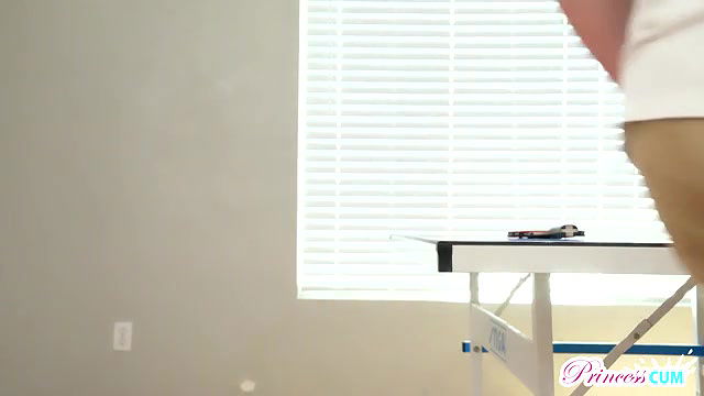 princesscum strip pong with my step sis long