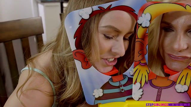 stepsiblingscaught cum covered step sister long