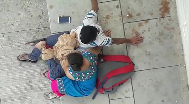 Lover outdoor, secretly captured