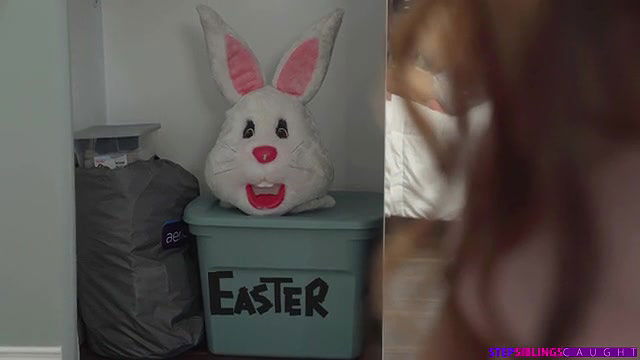stepsiblingscaught i caught my step sister humping the easter bunny long
