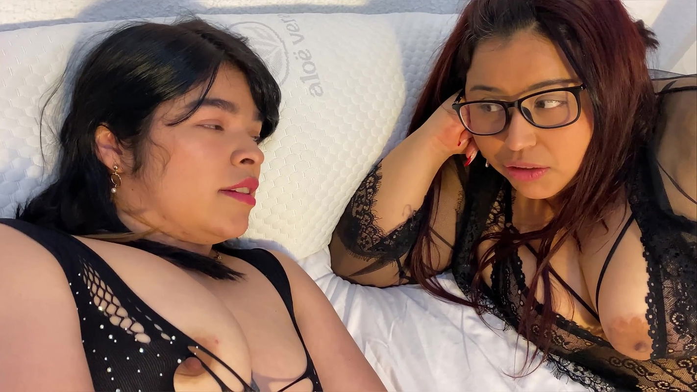 TWO HORNY LATINAS END UP EATING A GOOD COCK!