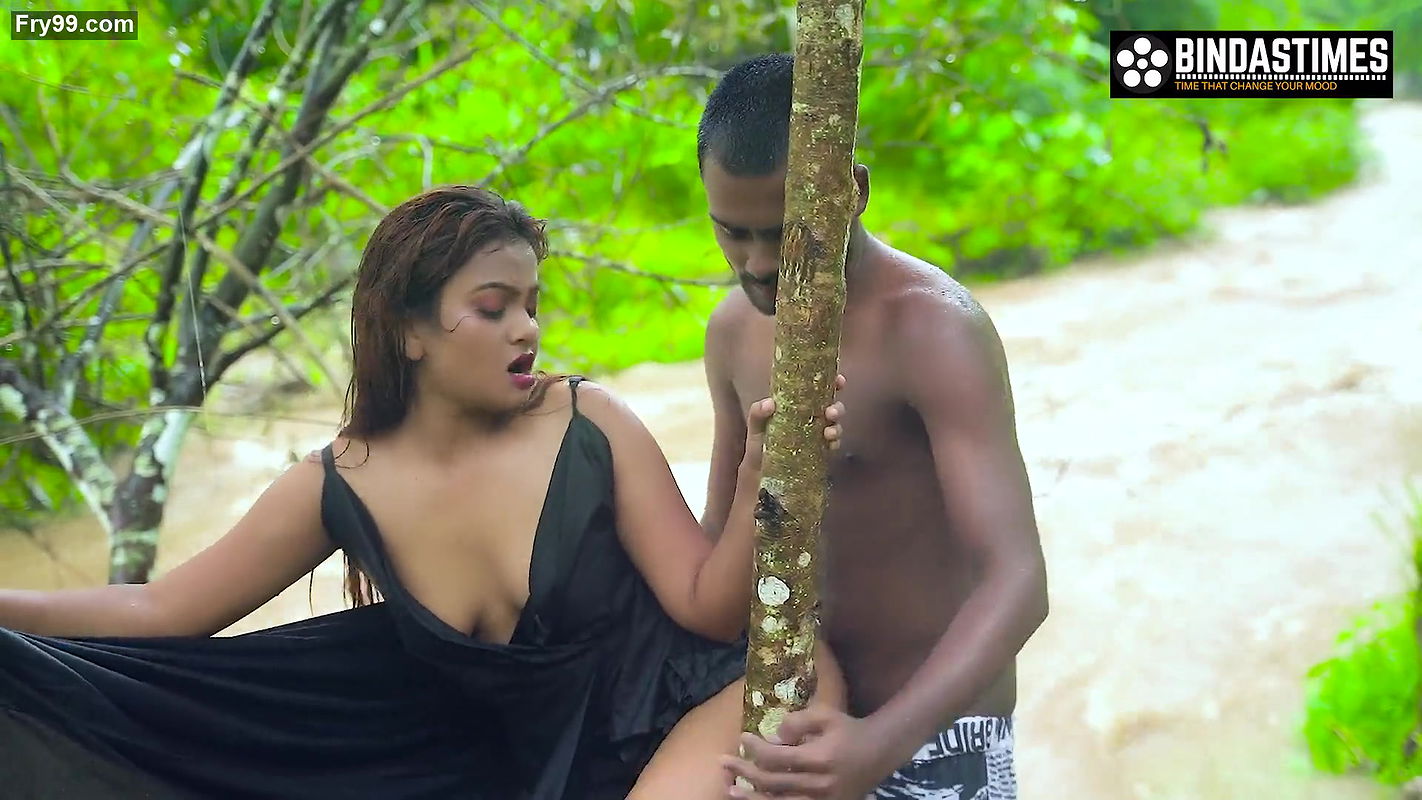 Desi Couple Srabani and Suman Sex In the open jungle outdoor in the Waterfall