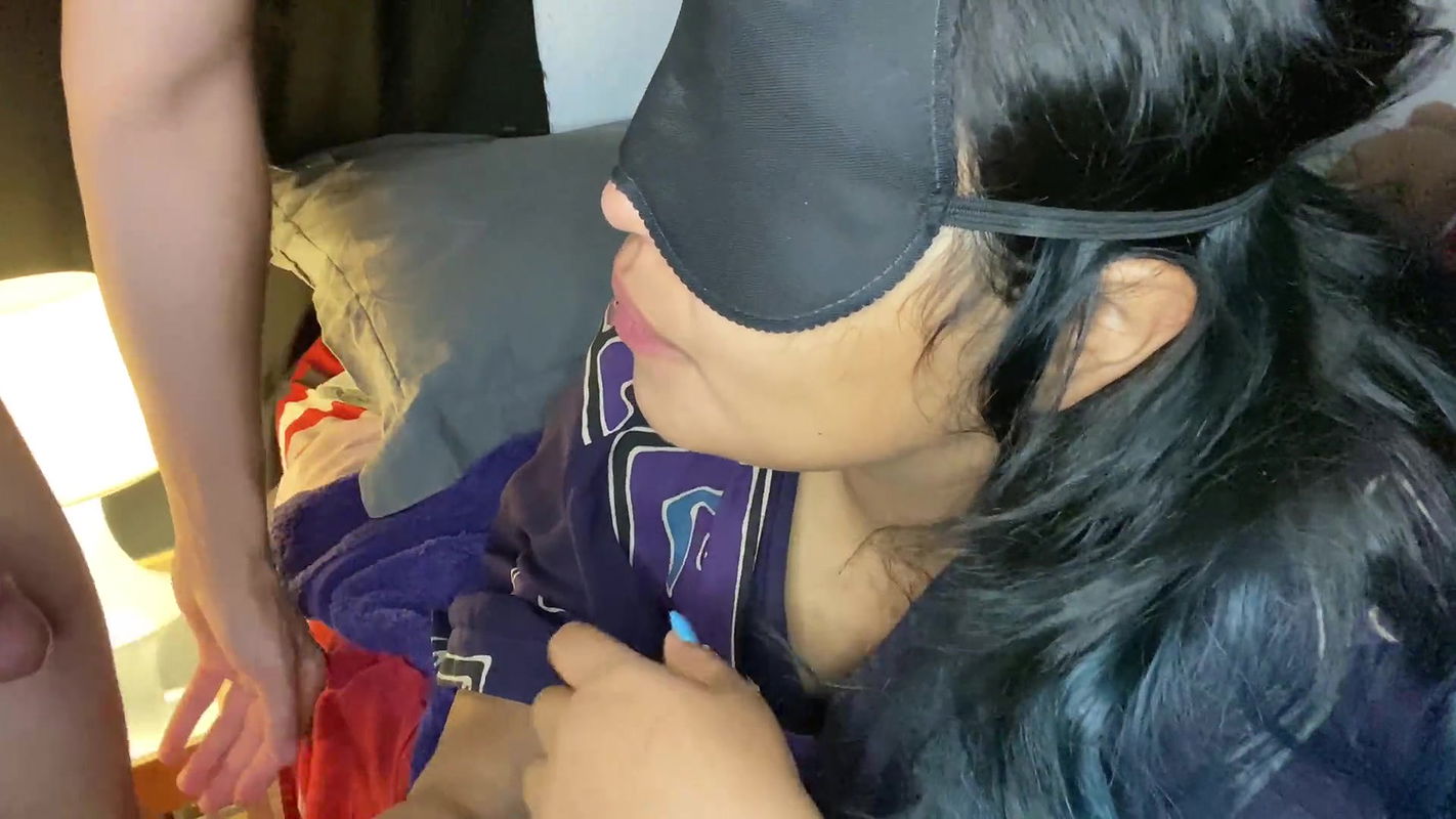 HUGE CUMSHOT in my wife’s friend’s hot mouth! 4k