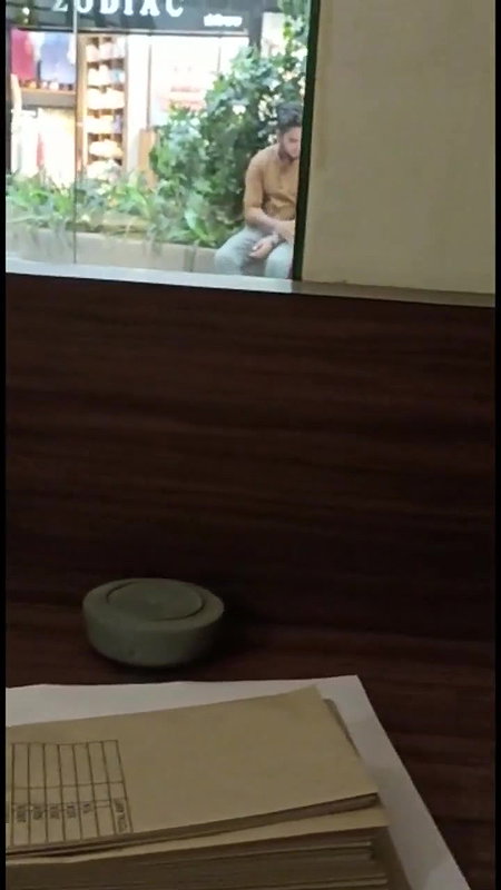 Smooching at public place