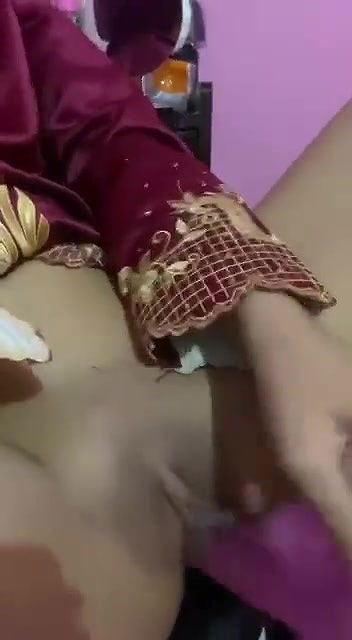 Very horny masturbating by dildo