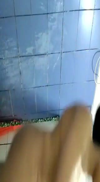 Indian cute collage girl bathing and strpping