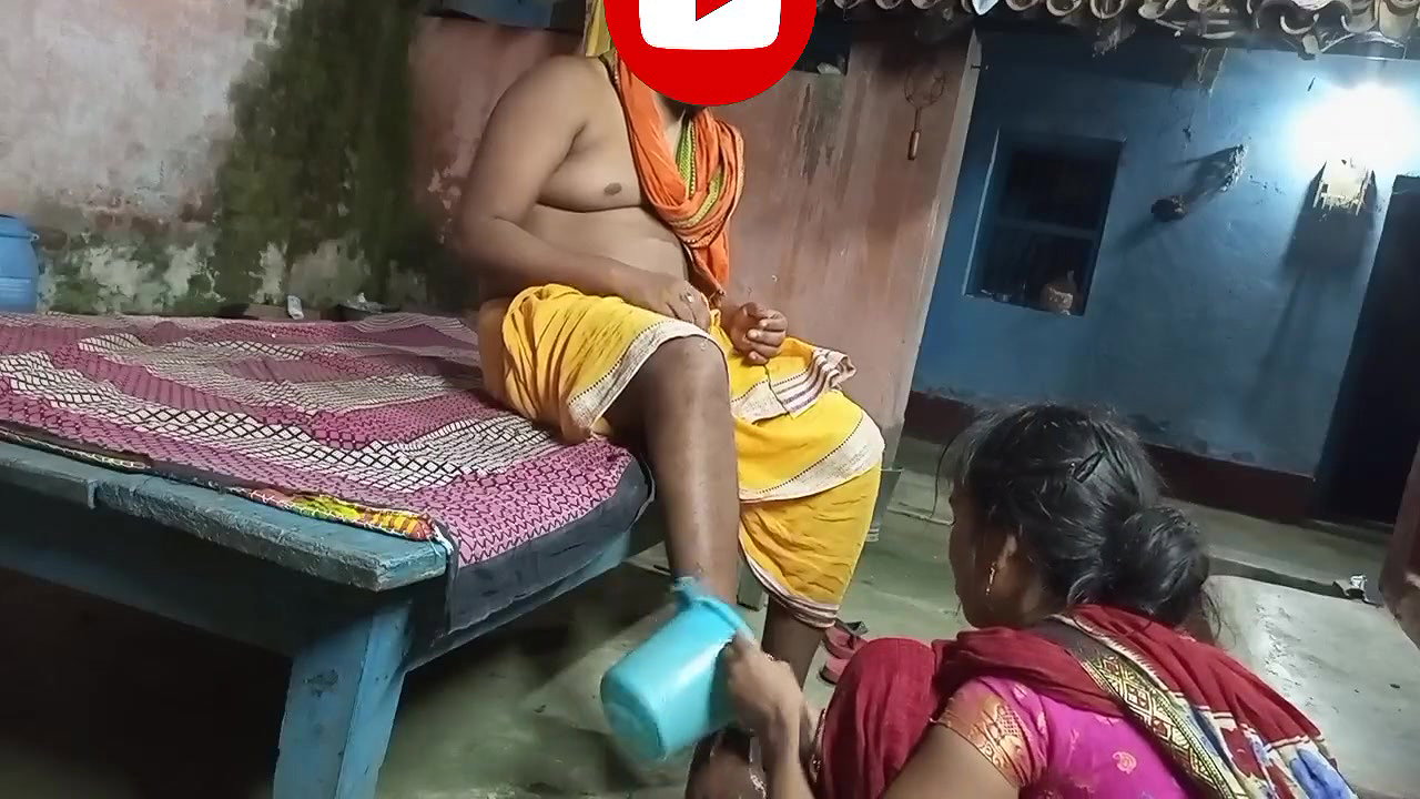 Deshi village wife sharing with baba dirty talk blowjob sex Hindi sex
