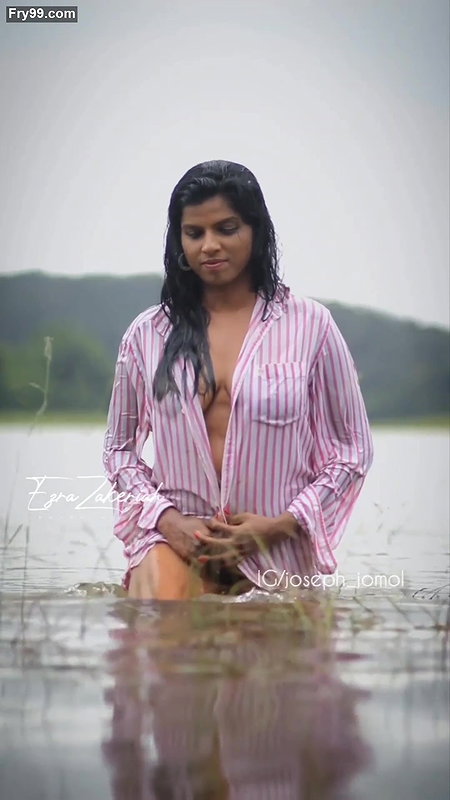Mallu Reshmi Nair lookalike instagram reels cut