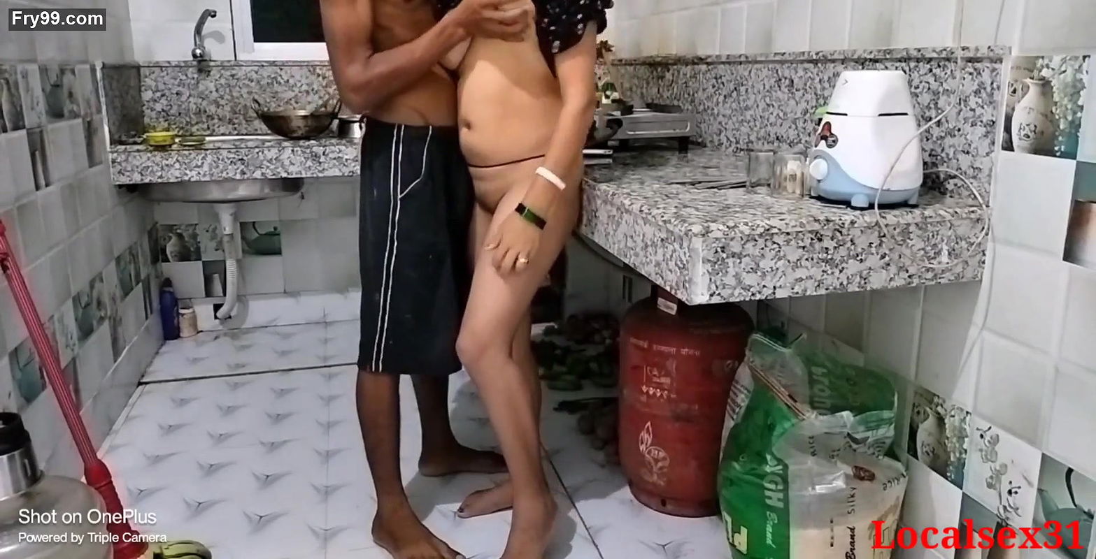 Black Dress Wife Sex With Kitchen