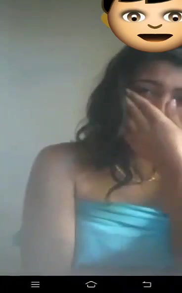 Shy Beauty Girlfriend Topless show to Boyfriend