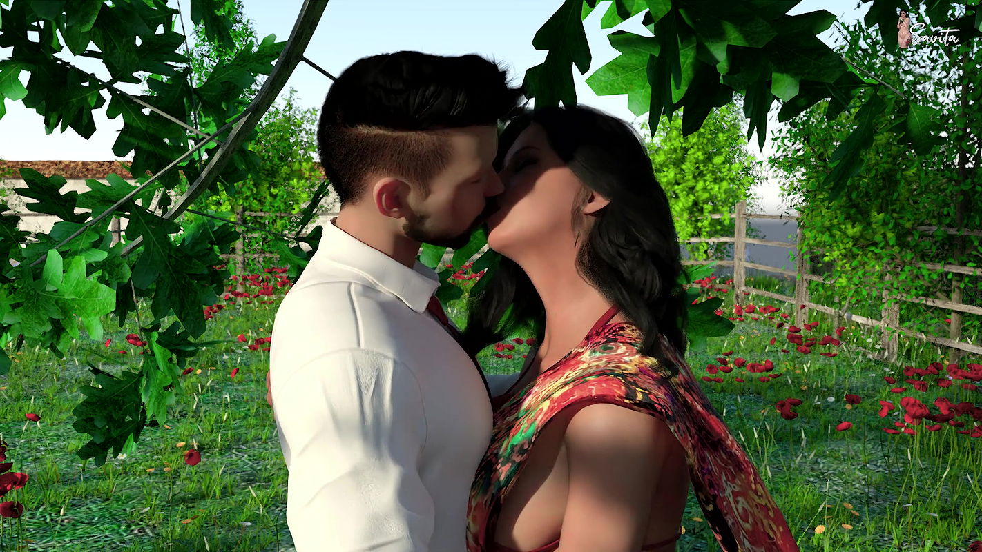 Desi Indian Sexy Neha Bhabhi Sex with her Devar in the garden