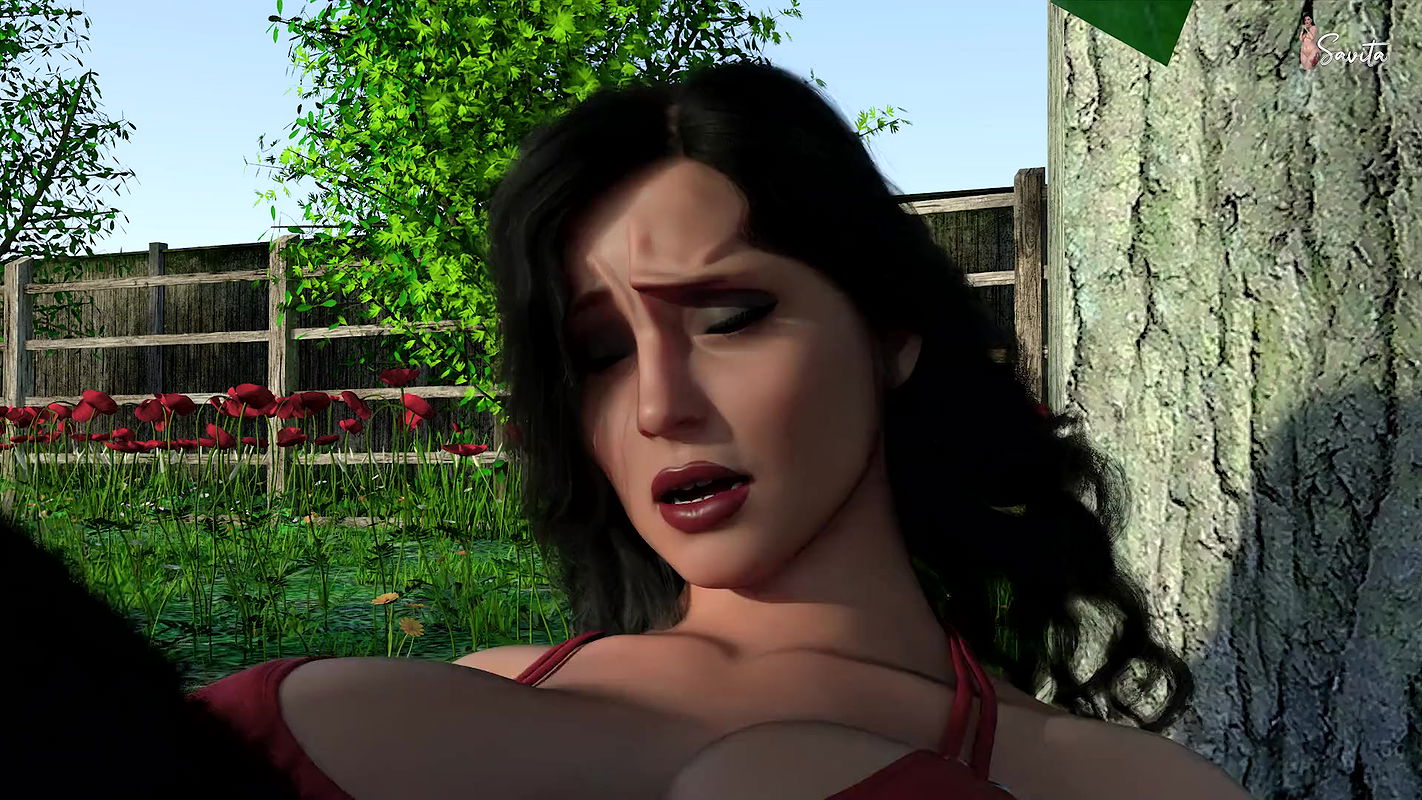 Desi Indian Sexy Neha Bhabhi Sex with her Devar in the garden