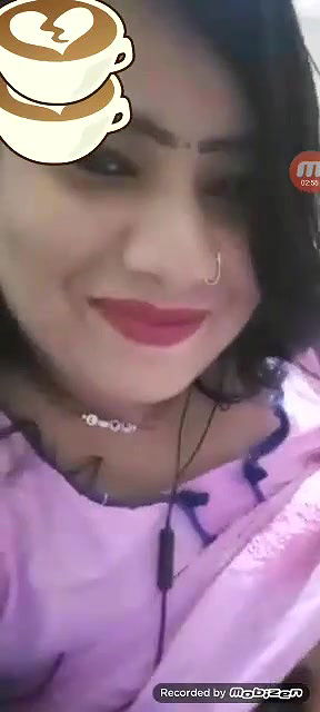 Beautiful girl showing