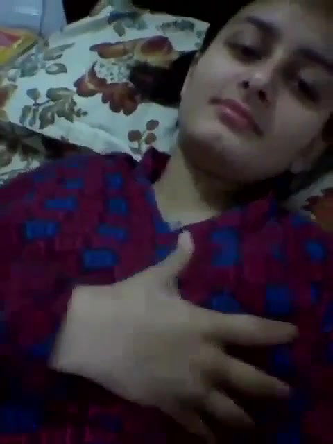 Horny suit girl rubbing her pussy and boobs