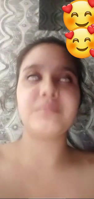 Beautiful girl fingering with mehndi hand