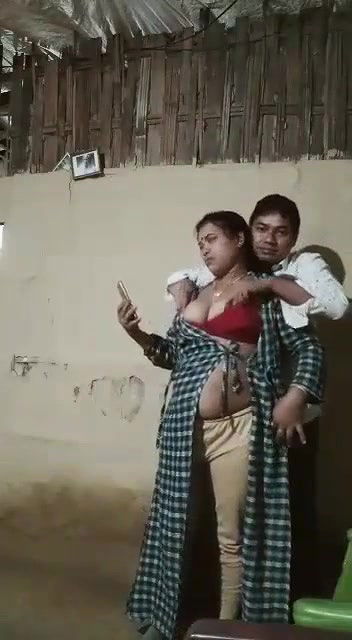 Boobs pressed and pussy fingering