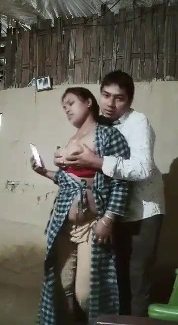 Boobs pressed and pussy fingering