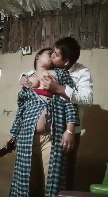 Boobs pressed and pussy fingering