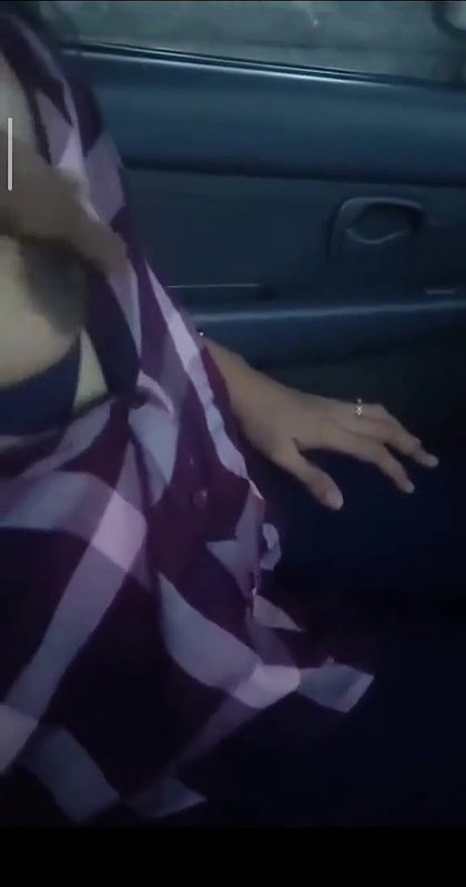 Cutie having in car
