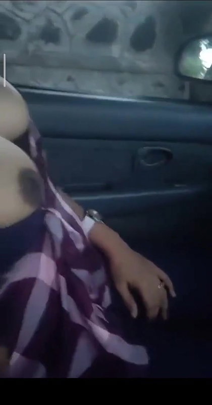 Cutie having in car
