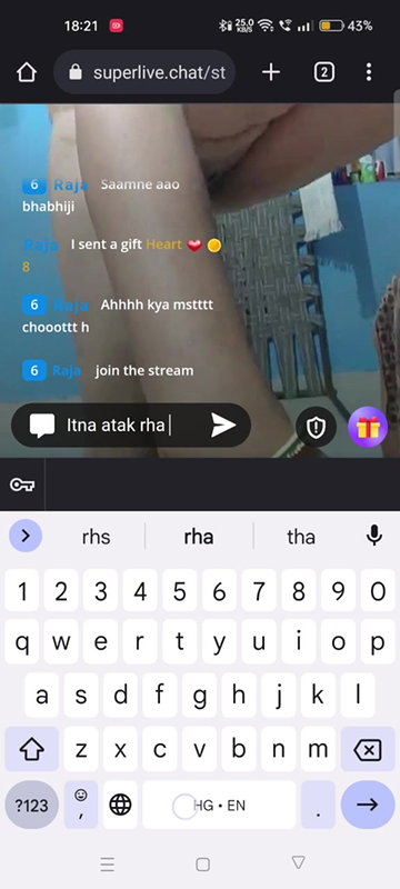 Nude single show in cam