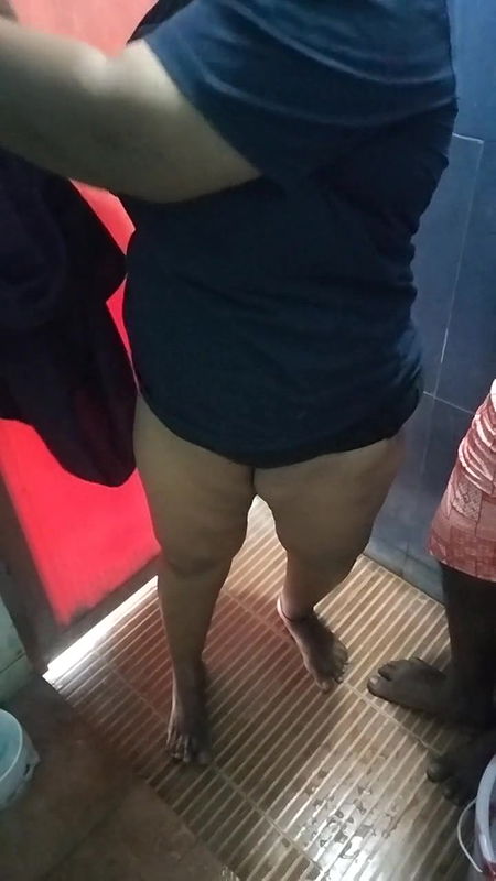 Couple Bathing Hot Taking Video