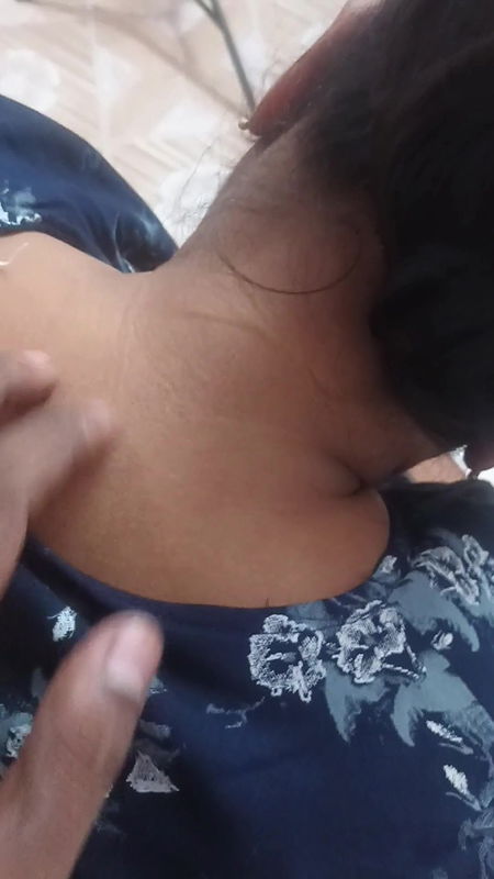 I Touching My Stepsister Body and Neck, She Showing Boobs and Hip