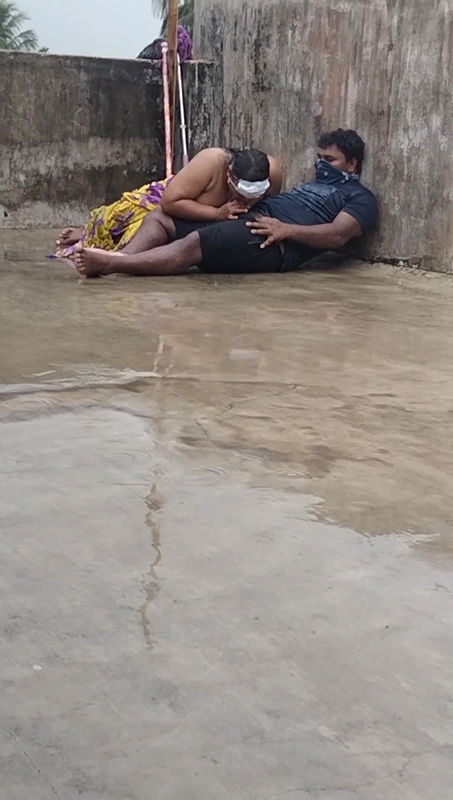 In the Rain Hot Blowjob and Dirty Talk