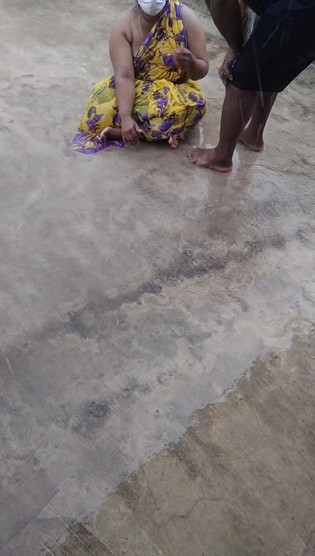 In the Rain Hot Blowjob and Dirty Talk