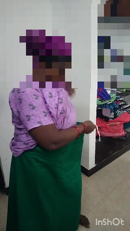 Step Mother Wearing Dress After Bath