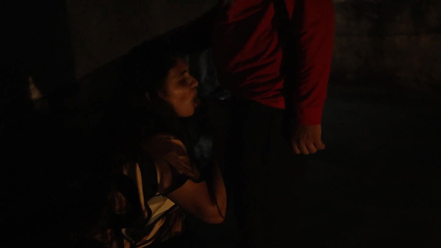 Terrace Night Fuck with Girlfriend While Her Parents Not in Home