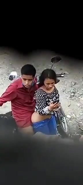 Hot lover Outdoor fucking