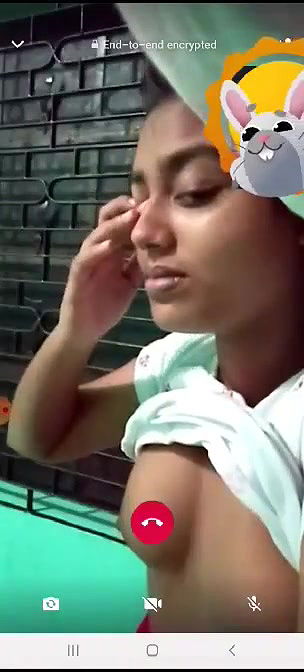 Cute Gf Shows boobs on VC