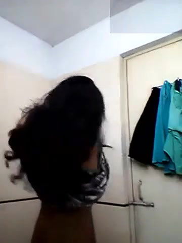 Cute Desi Girl Bath Selfie