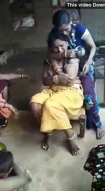 Indian women’s funny fight showing boobs and pussy to all women’s