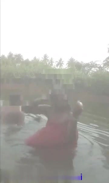 Desi Aunty Bathing in Pond and Fucking with Lover