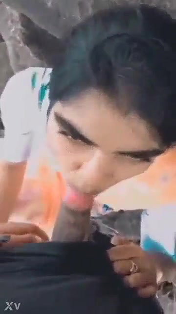 Cute Girl Outdoor Bj