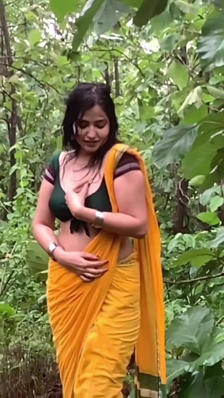 PALAK GANGELE BUSTY BABE HOT IN SAREE SEXY