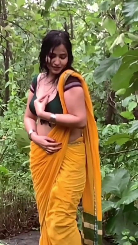 PALAK GANGELE BUSTY BABE HOT IN SAREE SEXY
