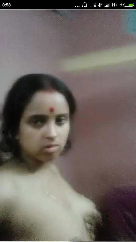 Newly-married couple foreplay sex on cam