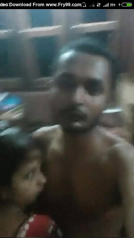 Newly-married couple foreplay sex on cam