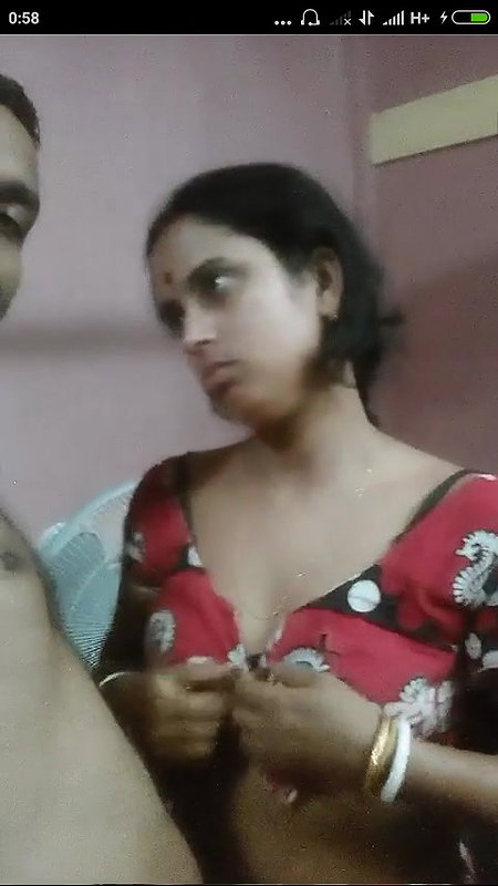 Newly-married couple foreplay sex on cam