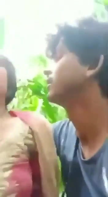 With lover in jungle